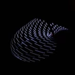 Cerc Hula Hoop cu lumini - 95 cm - 84 LED - Echo Glow