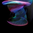 Cerc Hula Hoop cu lumini - 95 cm - 84 LED - Echo Glow