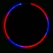 Cerc Hula Hoop cu lumini - 95 cm - 84 LED - Echo Glow