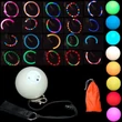 Poiuri cu lumini multicolore multifunctionale (Strobe+Slow Fade) - Firetoys