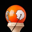 Kendama Krom Collabs - Skeletons Orange