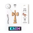 Kendama Krom POP - rubber - Alb