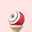 Kendama Krom POP sticky rosu