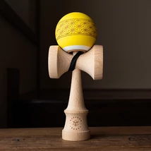 Kendama Originala Israel Asanoha - Anti Skid - Galben