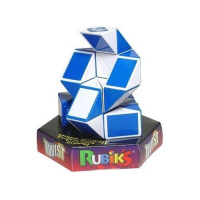 Puzzle Rubik Twist – alb-albastru