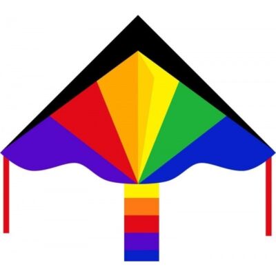 Zmeu Invento Eco Line Simple Flyer Rainbow - curcubeu - 120 cm