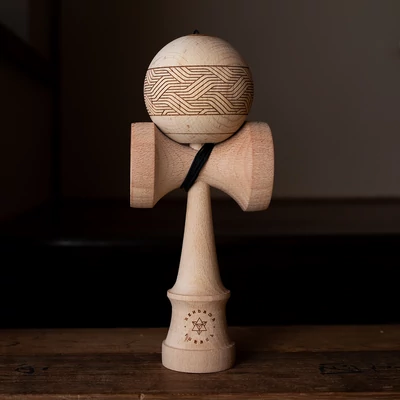 Kendama Israel Ikigai - Anti Skid - Natural Hog