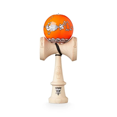 Kendama Krom Collabs - Skeletons Orange
