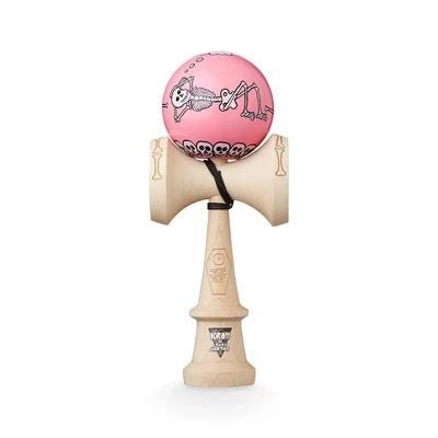 Kendama Krom Collabs - Skeletons Pink